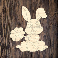 Bunny With Flower 1