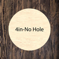 Circle-Round 4in No Hole - Set of 25