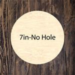 Flash Sale Set of 12 Circle-Round 7in No Holes