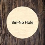 Flash Sale Set of 12 Circle-Round 8in No Holes