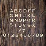 Single Letter Copperplate Gothic Font
