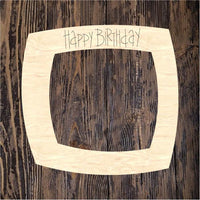 CRG Happy Birthday Frame 2 Cutout