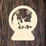 Deer Snowglobe