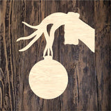 Festive Monster Hand Holding Ornament