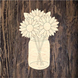 Flower Mason Jar 12