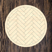 Herringbone Circle 1