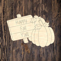 PCD Happy Fall Pumpkin