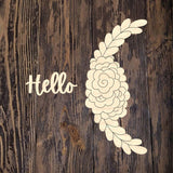 PCD Hello Floral Oval