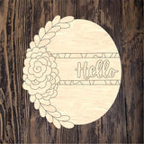 PCD Hello Floral Oval