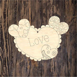 PCD Love Heart Quad With Print