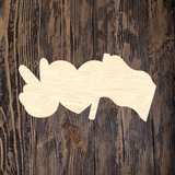 PCD Peace Love American Flag