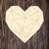 POP Geometric Heart