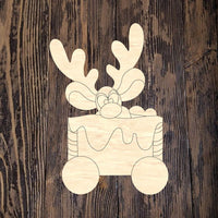 POP Reindeer Gingerbread Car