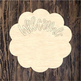 POP Welcome Scallop Interchangeable Plaque