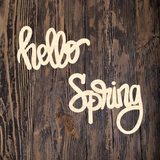 QMC Hello Spring Plaque