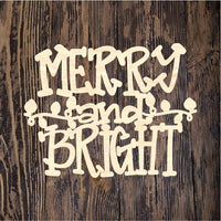 QMC Merry And Bright Plaque