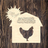 Rise Shine Mother Clucker Chicken Barn