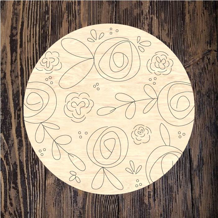 RLT Floral Welcome Round – Home Creations Milling & Signage