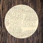 ROO Summer Nights Ballpark Lights With Prints