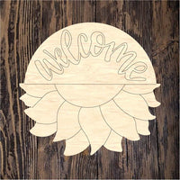 ROO Welcome Sunflower Round