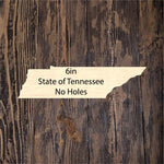 State of TN 6in No Holes - Set of 10