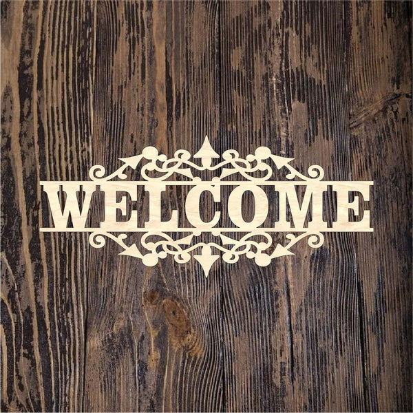 Welcome Letter Frame Welcome Ornate Frame 1 – Home Creations Milling & Signage