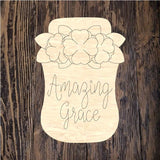 WHD Amazing Grace Fancy Mason Jar