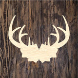 WHD Floral Deer Rack Quaterfoil Frame
