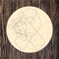 WHD Floral Ribbon Round