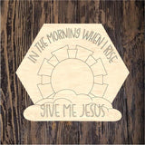 WHD Give Me Jesus Hexagon Frame