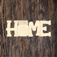 WHD Home Sweet Home Mason Jar Frame