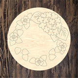 WHD Hydrangeas Wreath Round