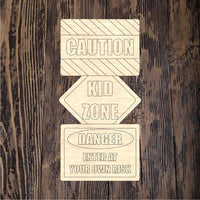 WHD Kid Zone Caution Sign