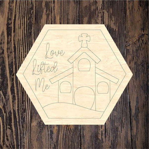 WHD Love Lifted Me Chapel Hexagon