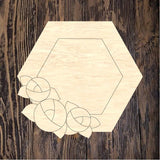 WHD Rose Hexagon Plaque