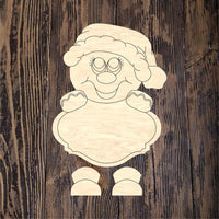 WHD Santa Gingerbread Frame Ribbon Legs