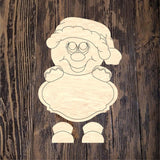 WHD Santa Gingerbread Frame Ribbon Legs