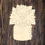 WHD Sunflower Mason Jar 1