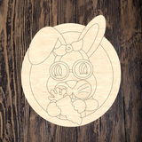 WLD Glasses Bunny Plaque