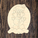 WLD Snowman Plaque