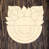 WLD Sunflower Half Round