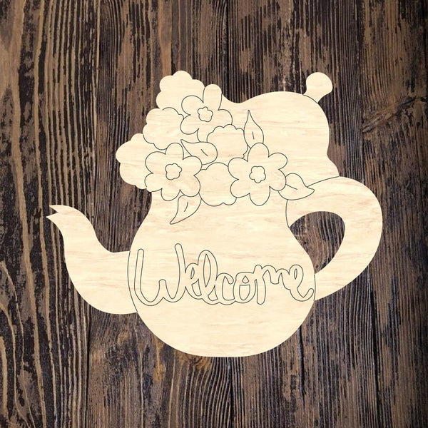 WLD Teapot Flower Welcome