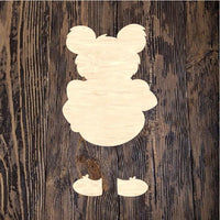 WLD Teddy Bear Heart Ribbon Legs