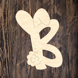 WWW Bunny Ears Letter B