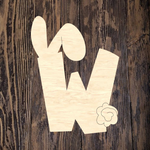 WWW Bunny Ears Letter W