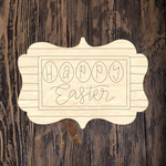 WWW Happy Easter Plaque