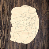 WWW Happy Snow Day Plaque