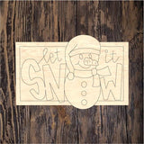 WWW Let It Snow Plaque