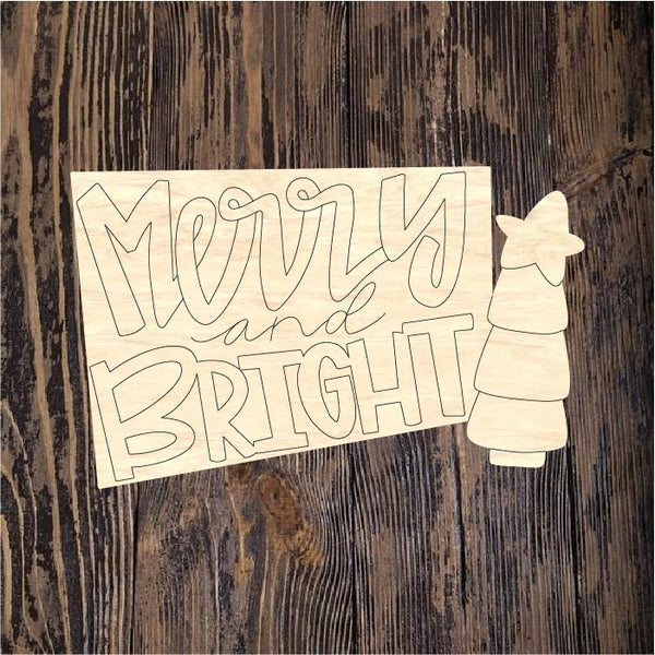 WWW Merry And Bright Plaque 1