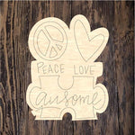 WWW Peace Love Ausome